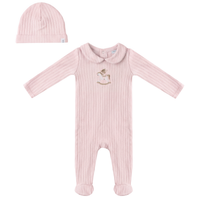Baby Romper Set With Horse Print
