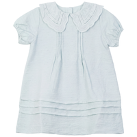 Girls Dress With Embroidered Collar