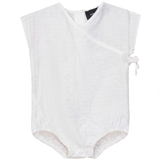 Baby Short Onesie With V Neck