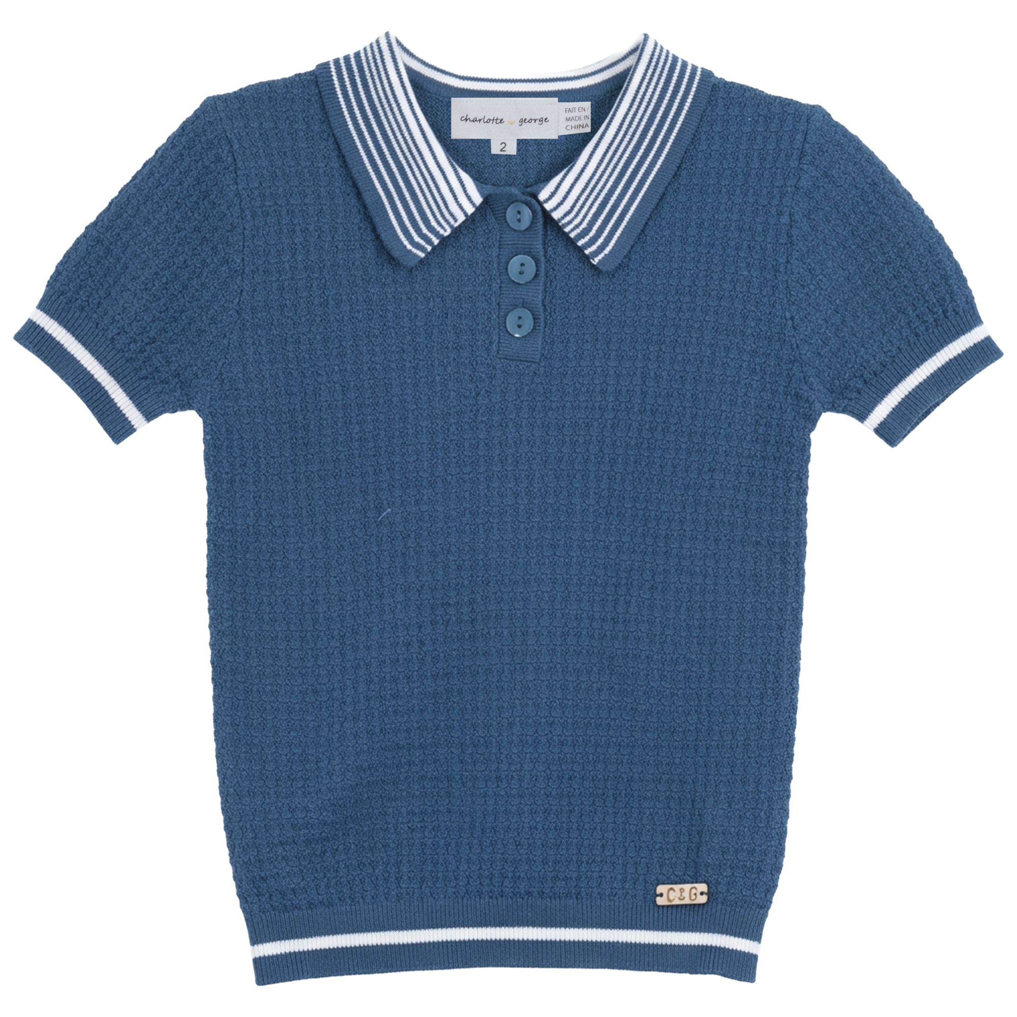 Boys Structure Knit Polo