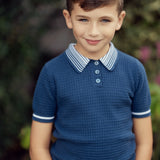 Boys Structure Knit Polo