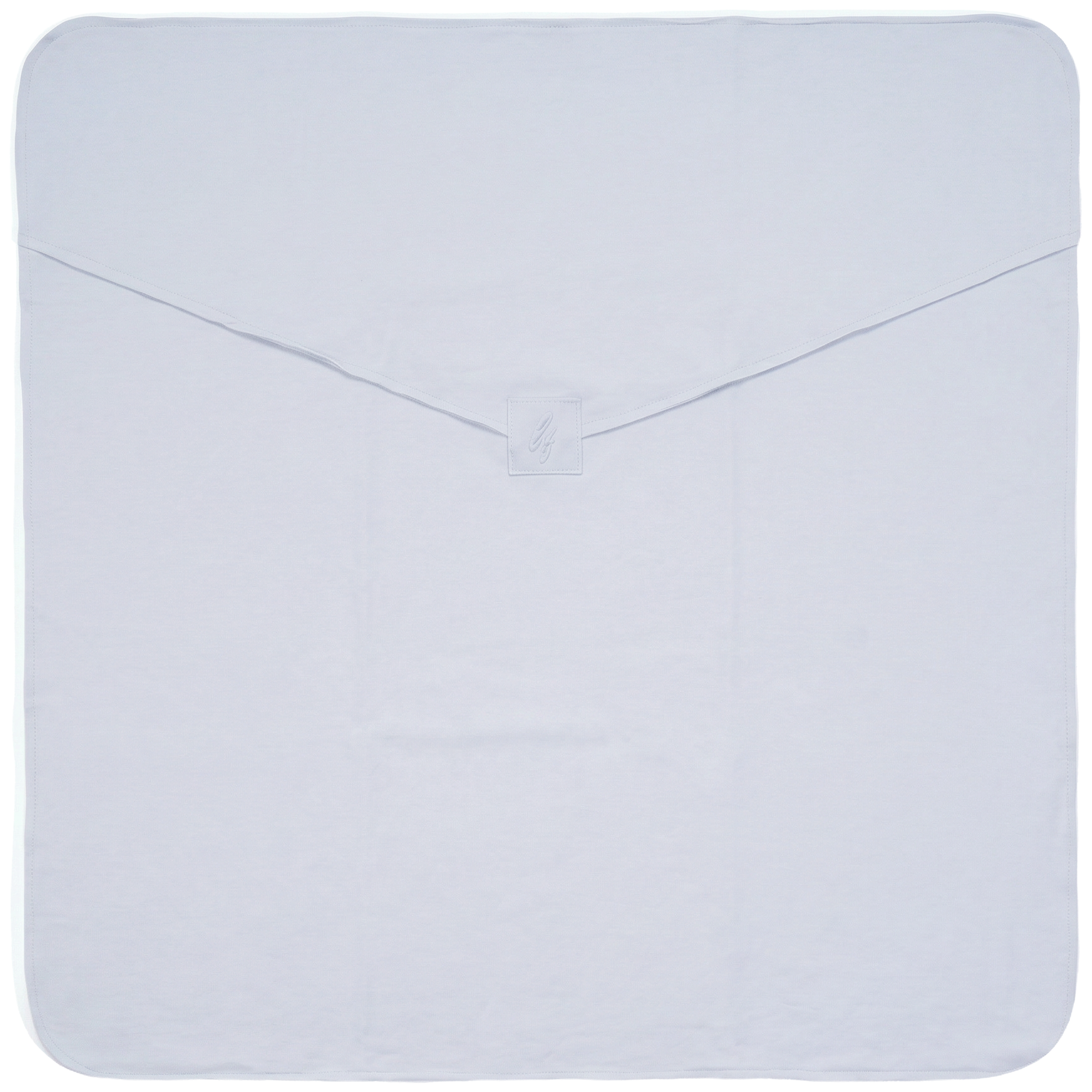 French Terry Baby Blanket With Raw Edges