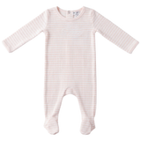 Baby Stripe Pointelle Romper Set