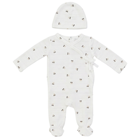 Baby Romper Set With Cherry Print