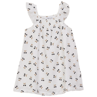Girls Crinkle Woven Cherry Print Girl Jumper