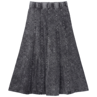Girls Washed Panelled Skirt