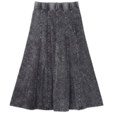 Girls Washed Panelled Skirt