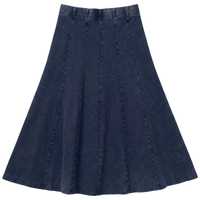 Girls Washed Panelled Skirt