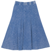 Girls Washed Panelled Skirt