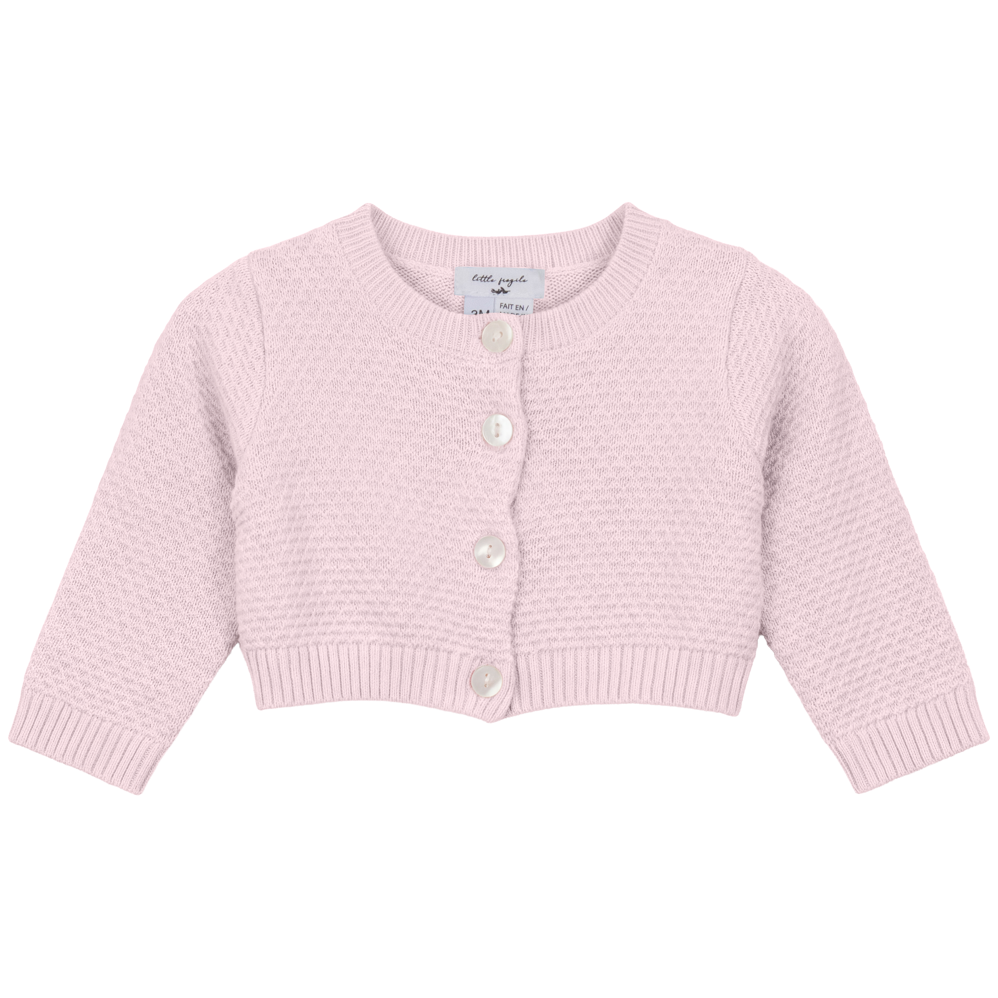 Baby Crop Knit Cardigan