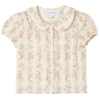 Floral Blouse With Puff Sleeve
