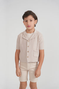 Boys Jacket In Knit