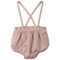 Baby Overall In Solid Woven