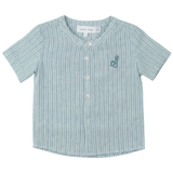 Boys Shirt In Cotton Striped Fabric
