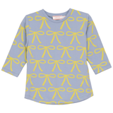 Girls Top With Bows Print