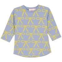 Girls Top With Bows Print
