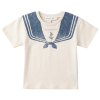 Boys Sailor Collar Printed T Shirt