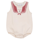 Boys Sailor Collar Printed Baby Bubble