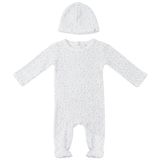 Baby Flower Pointelle Footie