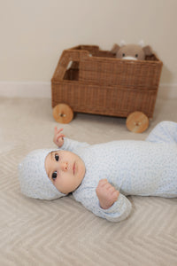 Baby Flower Pointelle Footie