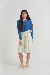 Girls 2 PCS Set With Pointelle Cardigan