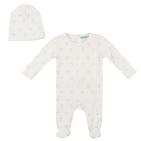Baby Bow Print Onesie and Hat