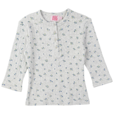 Girls Floral Pointel Henley Top