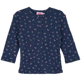 Girls Floral Pointel Henley Top