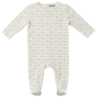 Baby Stripped Dotted Heart and Star Onesie