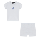 Cotton Spandex 'Berry Box' Boys 2 PC Set