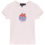 Cotton Spandex 'Berry Box' Girls T Shirt