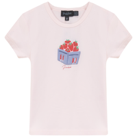 Cotton Spandex 'Berry Box' Girls T Shirt