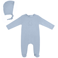 Baby Modal Embossed Bear Layette