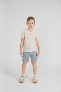 Boys Printed Gauze Shirt