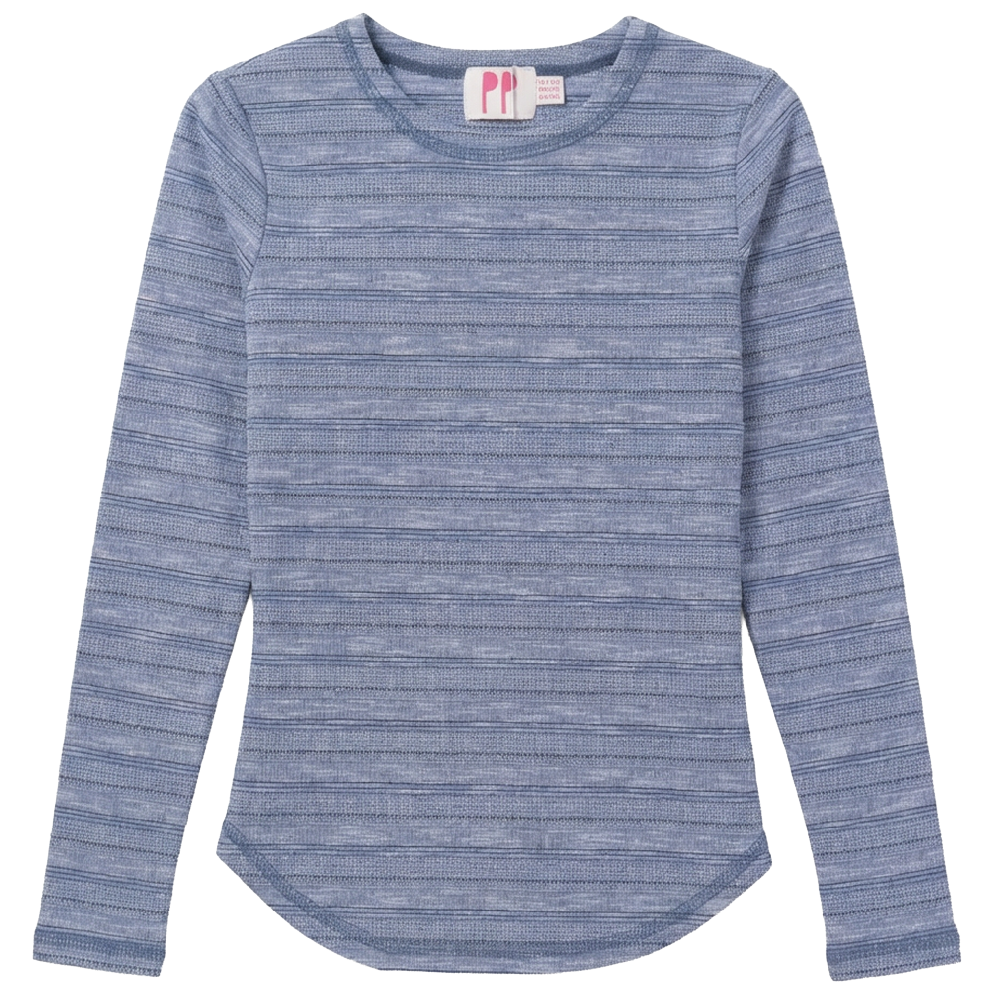 Girls Ribbed Striped T Shirt
