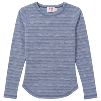Girls Ribbed Striped T Shirt