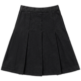 Girls Denim Pleated Skirt