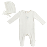 Baby Cotton Pointelle Boys Hot Air Balloon Layette