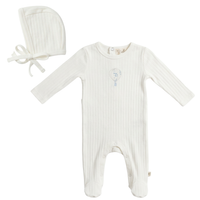 Baby Cotton Pointelle Boys Hot Air Balloon Layette