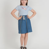 Girls Cotton Spandex "Tag Collection" T Shirt