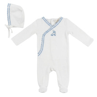 Baby Cotton Spandex Boys Wrap Layette With Cherries