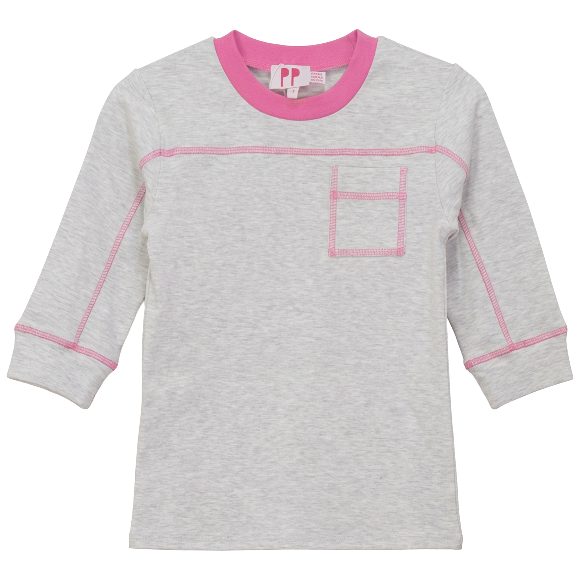 Color Block Girls Camp T Shirt