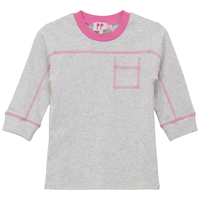 Color Block Girls Camp T Shirt