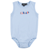 Boys Multi Color Stripes Print Onesie