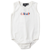 Boys Multi Color Stripes Print Onesie