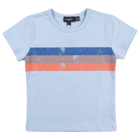 Boys Multi Color Stripes Print T Shirt