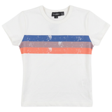 Boys Multi Color Stripes Print T Shirt