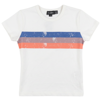 Boys Multi Color Stripes Print T Shirt