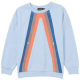 Girls Multi Color Stripes Print T Shirt