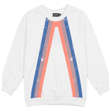 Girls Multi Color Stripes Print T Shirt